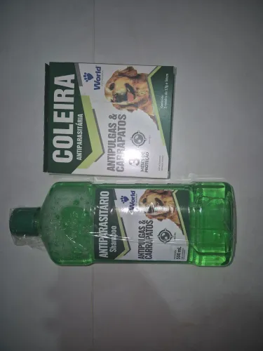 Lote de Coleiras e Shampoos ANTIPULGAS - VENCIDOS - Leia a descrição*
