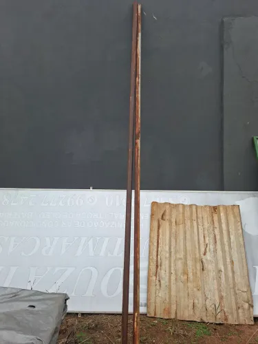02 canos 2" polegadas 3.91mts 2mm exp. Valor de cada