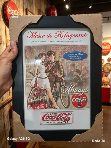 Guadro coca cola Museu do Refrigerante