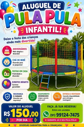 ALUGA-SE PULA-PULA ?<br>Diversão Garantida para Sua Fest
