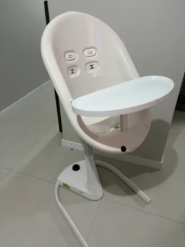 Cadeira De Alimentação Infantil Mima Moon Branca