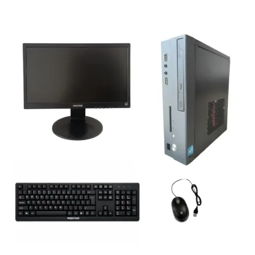 Computador I5 completo 8GB de RAM 120GB SSD Windows 10 Pro monitor Positivo 19" LED