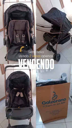 Vendo carrinho de bebê novo na caixa