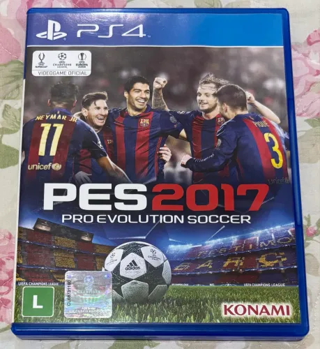 Jogo PES 2017 PS4 Pouco usado