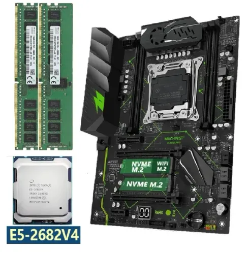 KIT 4x1 Kit Mr9a Pro + E5-2682v4 + 16gb (2x8) Ddr4 + Tpm 2.0 Novo!