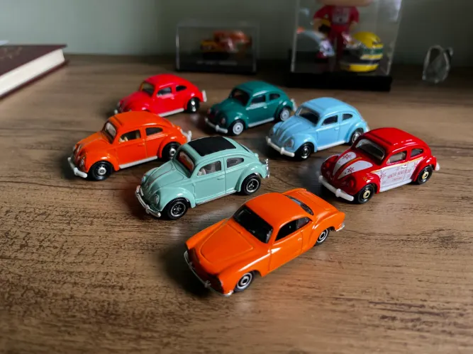 Miniaturas matchbox - Fuscas e Karmann Ghia (Bug / Beetle)