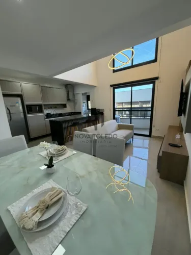 APARTAMENTO DUPLEX MOBILIADO À VENDA - 1 DORMITÓRIO - 2 BANHEIROS - TARSILA LOFT - JARDIM