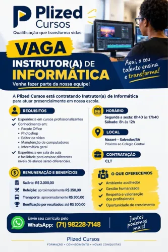 Instrutor de informática
