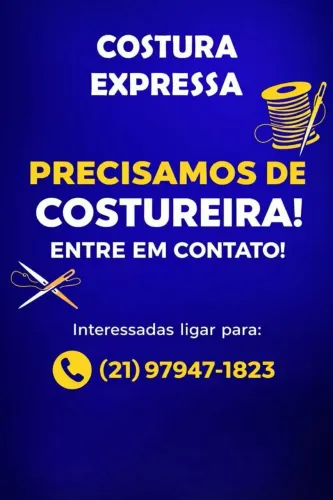 PRECISO DE  COSTUREIRA 