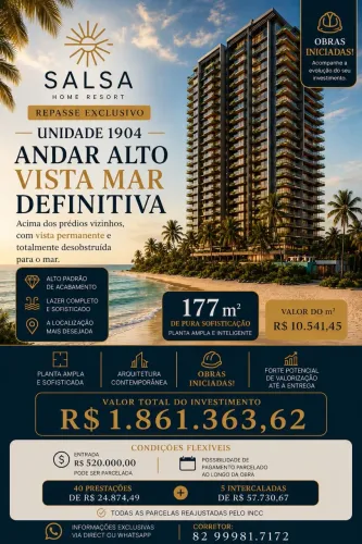 SALSA HOME RESORT - UNIDADE 1904