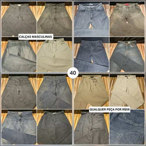 Calças Masculinas Tam 40