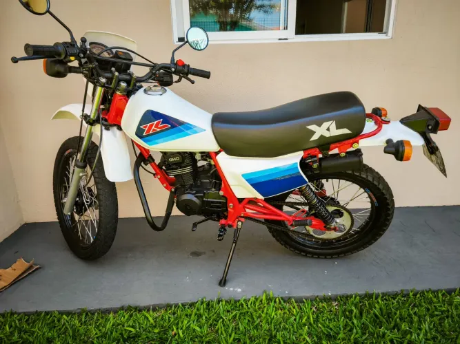 Honda XL 125 1987 Branca | Clássica | Original | Relíquia