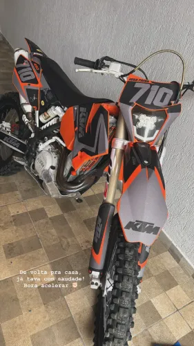 KTM exc 450cc - Moto muito nova e zera.