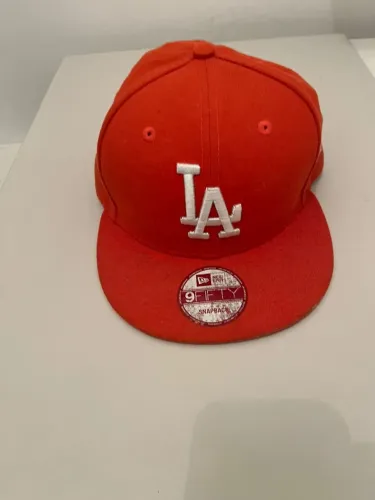 Boné New Era 9FIFTY LA Dodgers Snapback Original MLB Laranja