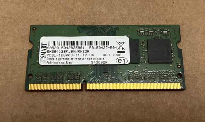 Memória de 4 GB para notebook