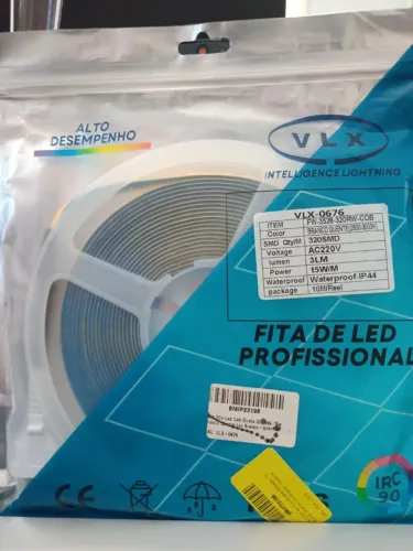 Fita LED 10m Branco Quente 200v