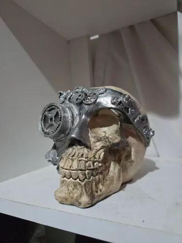 Crânio decorativo Steampunk