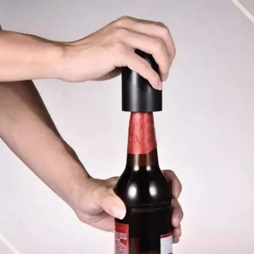 abridor magnético de garrafa preto para tampas de cerveja Novo