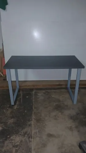 Mesa escrivaninha industrial 1,20 metros preço só quarta