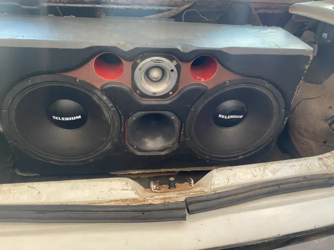 SOM AUTOMOTIVO PRA VENDER, FONES DE 12 POLEGADAS