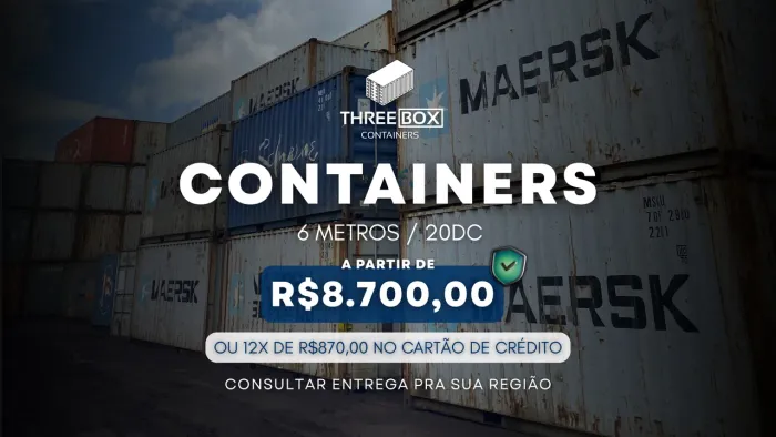 CONTÊINER | CONTAINER 20DC 6 METROS