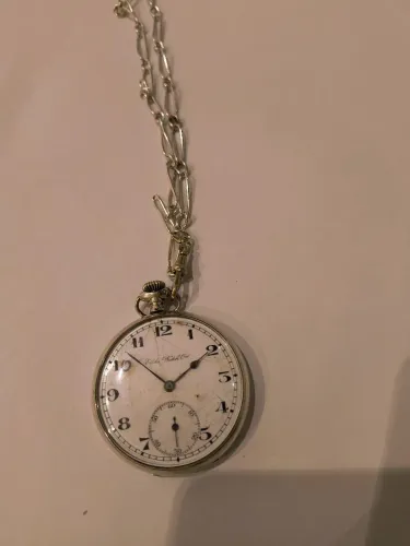 Relógio de bolso a corda vintage Elida wacht