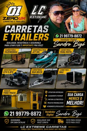 01 ZERO UM CARRETAS E TRAILERS e LC EXTREME CARRETAS