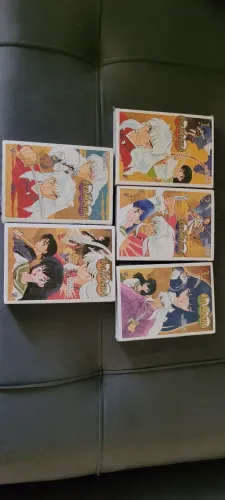 Coleção mangá Inuyasha volume 1 a 5 lacrados