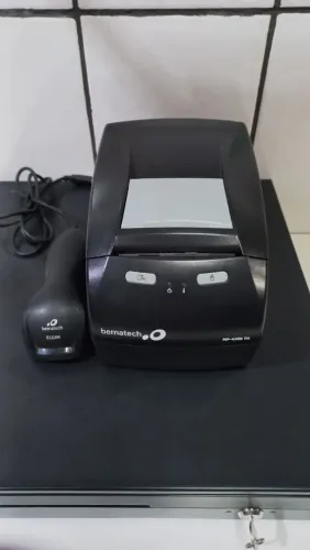 Kit gaveta de caixa automática leitor ótico impressora de cupom fiscal  corte automático