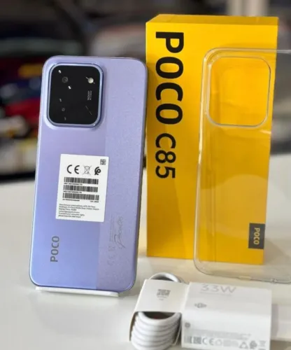 Poco C85 NFC 128GB -- ROXO Xiaomi Original Loja Física em Curitiba
