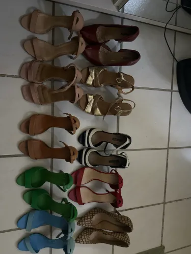 Sandálias femininas da arrezo e usaflex.