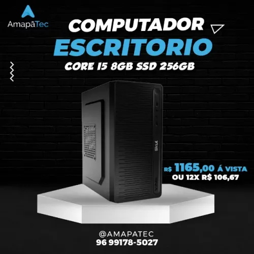 Computador Intel Core I5 256 Ssd 8gb de RAM