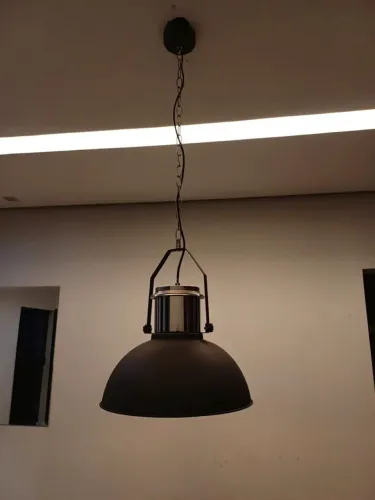 Luminária de teto estilo industrial 40cm