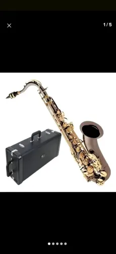 Vende-se um Sax Tenor Eagle ST503 BG Sib Black Onix elegante <br>Som perfeito muito lindo