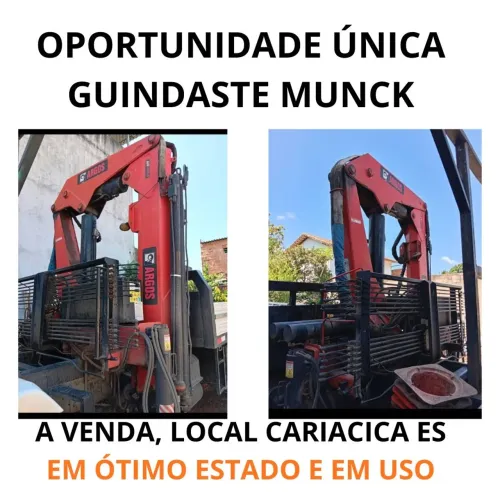 Vendo Guindaste Munck preço bom. 