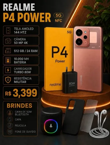 REALME P4 POWER 5G NFC. 512GB/20 + 10,0000MH
