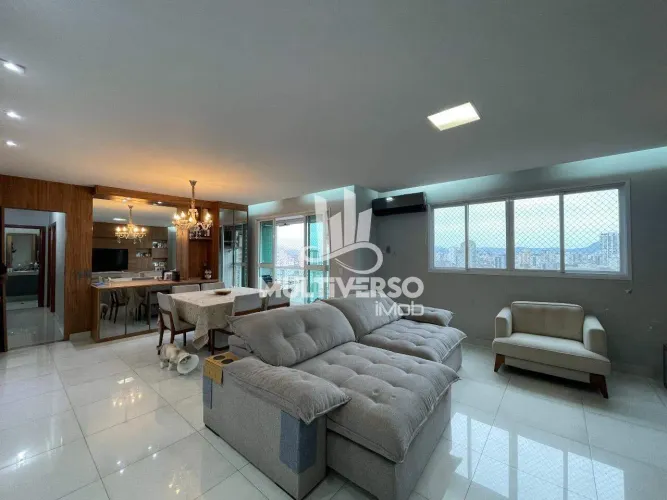 Apartamento no Boqueirão | 150 m², varanda e vista livre em todos os ambientes