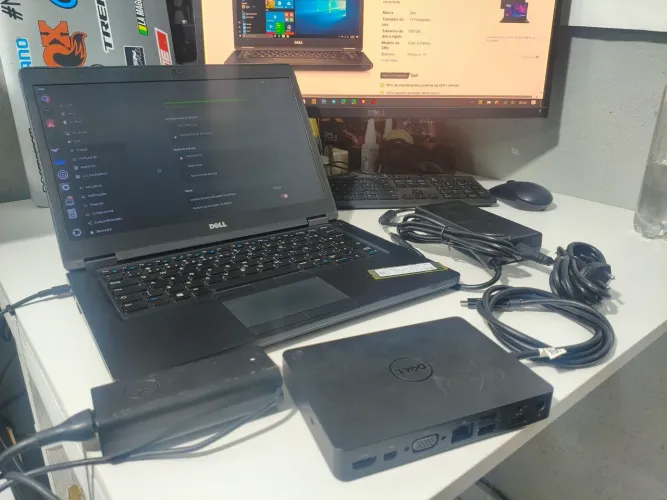 Dell Latitude 5480 + Dockstation WD15 Original + 2 Fontes