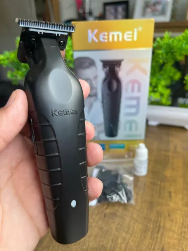 Máquina Profissional Kemei Completa Lavrado