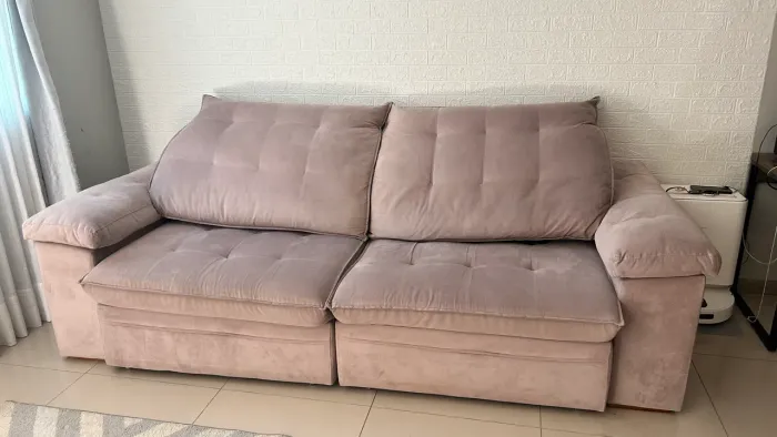 Sofá Premium Le Home 4 Lugares Retrátil e Reclinável - 2,80m - Higienizado