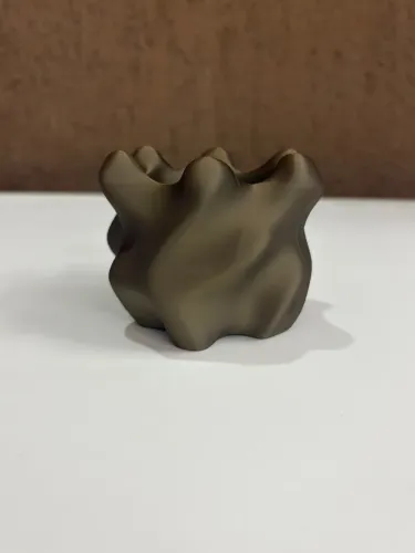 Mini Vaso Decorativo Ondulado Desenhado Vasinho Pequeno Decoração