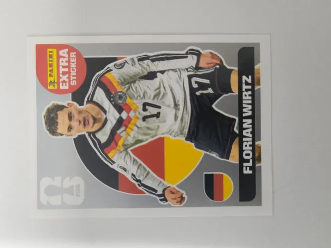 Figurinha Florian Wirtz extra sticker prata