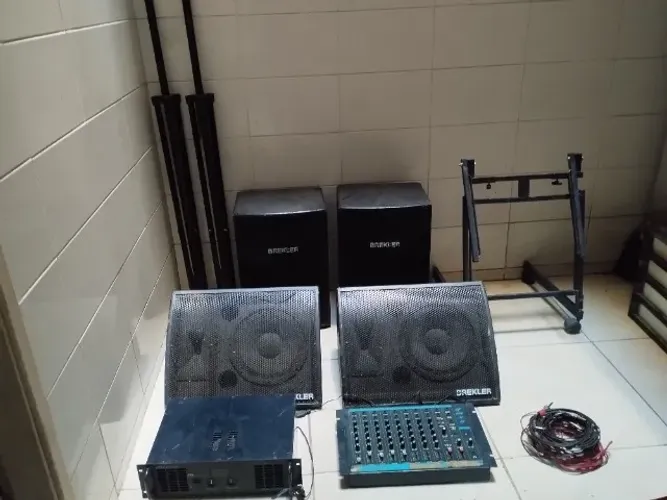 Som completo para banda ou DJ