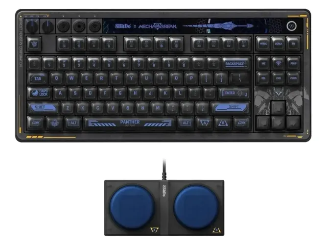 Teclado Mecânico Retrô 8BitDo, Teclado Gamer BT/2.4G/USB-C