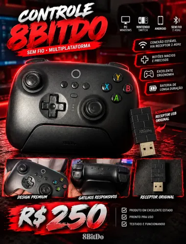 Controle 8bitDo