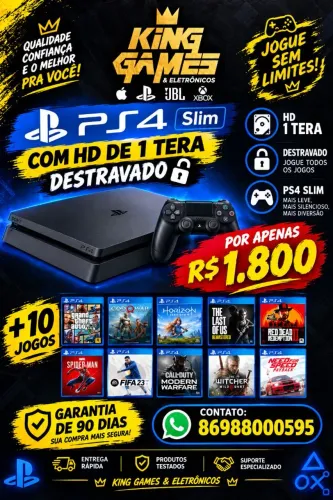 Ps4 slim destravado
