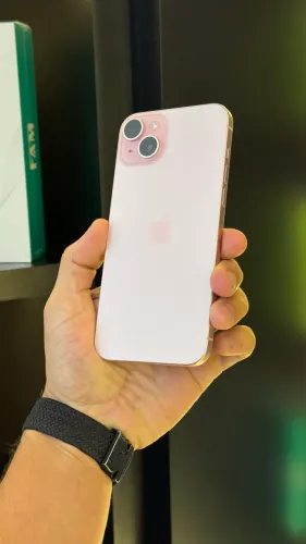 15 Plus 128gb rosa impecável 