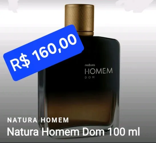 EAU DE PARFUM NATURA HOMEM DOM 100ML