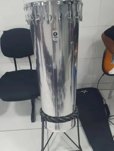 Timbal em alumínio polido 14 Pol x 90 cm Timbra