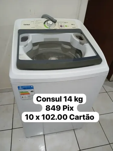 Máquinas de lavar a partir de 499 no Pix